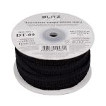 Резинка бельевая (ажурная) 14.0 мм / 25 метров, черный, Blitz DT-09