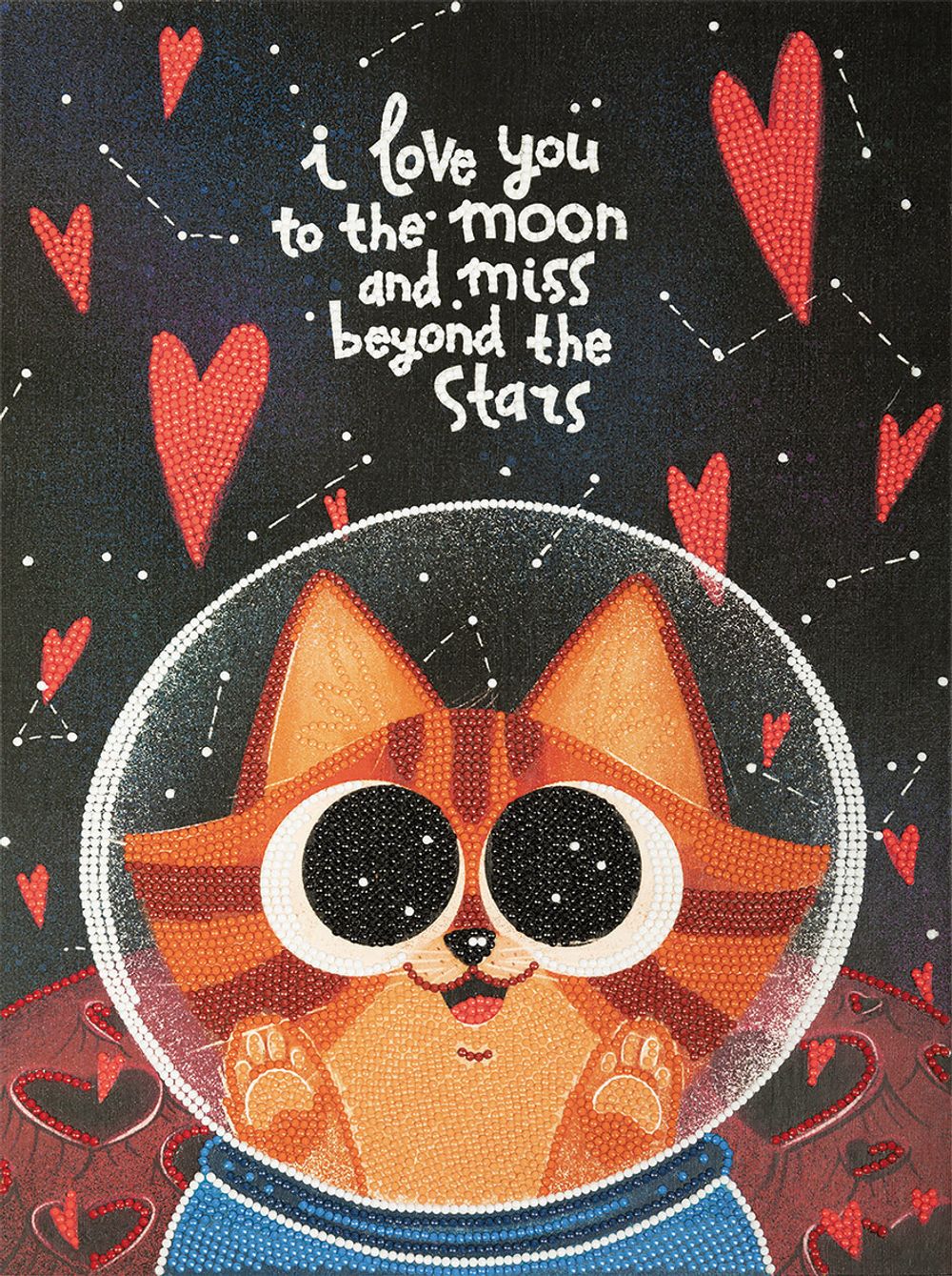 Картина по номерам Фрея, постер Космический кот