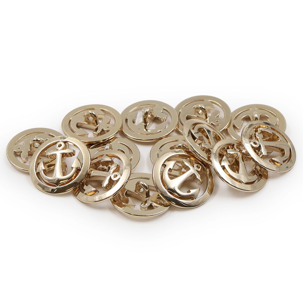 Пуговицы на ножке 32L (G (золото)), 72 шт
