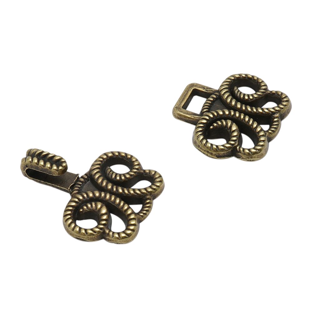 Крючки пришивные декоративные 25х14 мм, ob, 10 шт