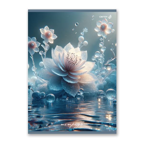 Тетрадь ученическая общая, A4 80 л. на скобе 65 г/м², белизна 100 %, 6 шт, клетка, 01345 Хрустальный звон, Светоч Т154