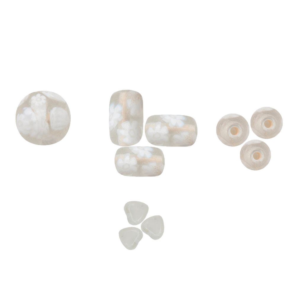 Набор декоративных бусин, 19 шт, Астра Premium