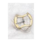 Пряжка 25 мм мет. фигурная латунь, 4 шт