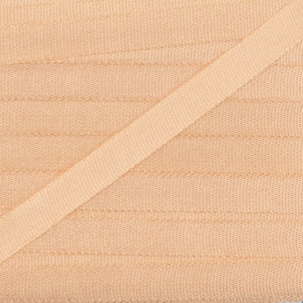 Лента (тесьма) шелковая 4.0 мм / 45.5±0.5 метров, №013 кремовый, Gamma SR-4