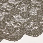Кружево бельевое эластичное 400 мм / 13.72 м, цв. C072 шиншилла