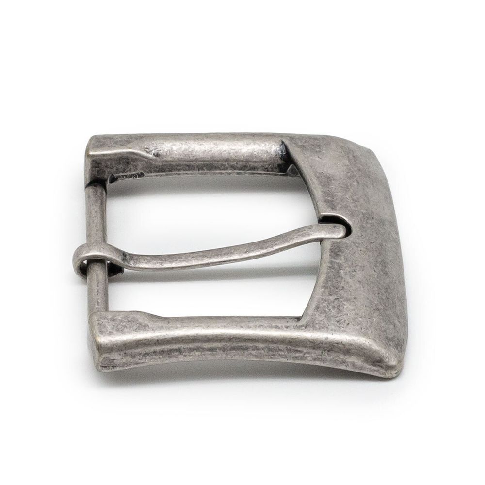 Пряжка ременная металл 40 мм. т. серебро, 2 шт, BIG