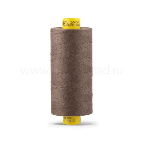 Нитка универсальная Gutermann Mara 120/2, 1000 м, 700207, 467 бледно-коричневый, 1 шт
