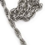 Цепь стальная, 9,9x7,2 мм, 10 м, никель