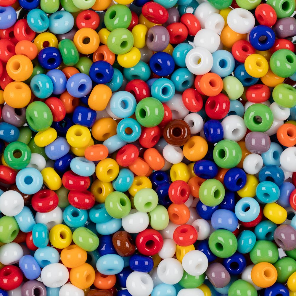 Набор бисера Preciosa ассорти 50 г, 8/0, 19690 разноцветный, 371-99001