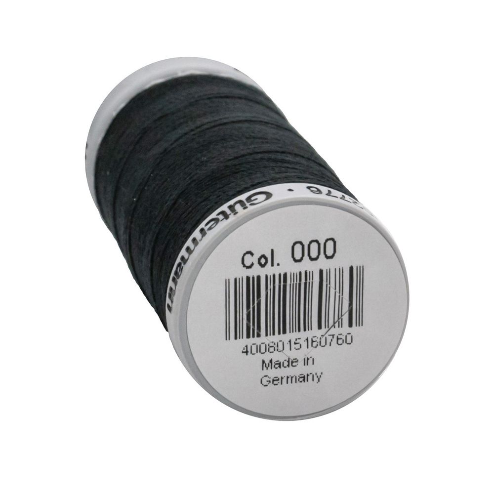 Нитки суперкрепкие Gutermann Extra Strong M782, 100м, _000 черный, 5 катушек