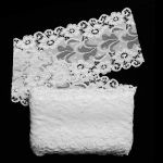 Кружево бельевое эластичное 150 мм / 13.72 м, цв. C501 белый