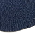 Термозаплатка, джинс, 100x140мм (т.синий (blue4)), AZ07, 2 шт