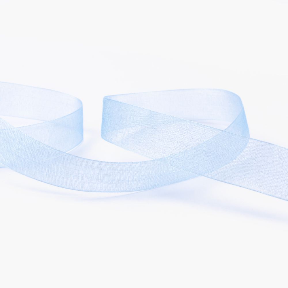 Лента капроновая (органза) 20.0 мм / 22.8±1 метра, 088 небесно-голубой, Blitz OR-20