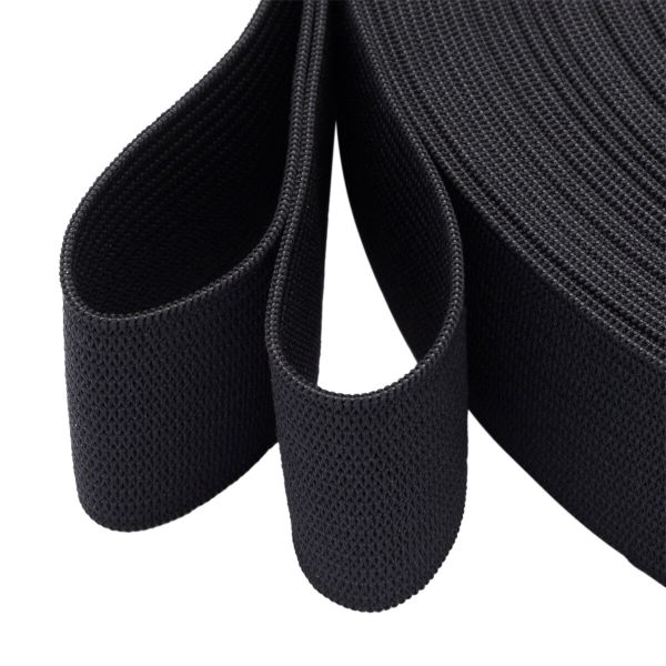 Резинка вязаная 25.0 мм / 25 метров, ТВ-25, черный