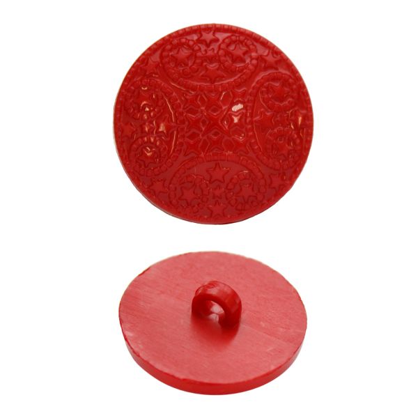 Пуговицы на ножке 25 мм (160 бордо), 36 шт