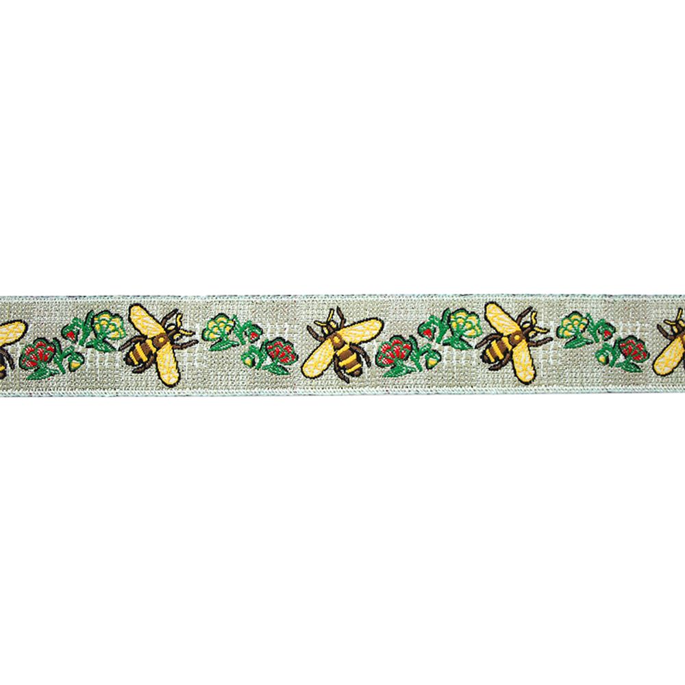 Лента декоративная Пчелы, 20 мм, 15 м, Union Knopf