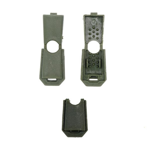 Наконечник для шнура пластик 13х9 мм, ПП, 471 хаки, 100 шт