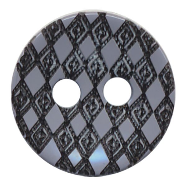 Пуговицы детские Gamma AY 9952 16 (10 мм) 36 шт, №D195 серый, Gamma AY 9952