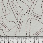 Ткань для пэчворка Peppy Век моды, отрез 50х55 см, 146 г/м², ВМ-04 серый, Peppy