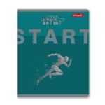 Тетрадь ученическая общая, глянцевая ламинация, A5+ 48 л. на скобе 65 г/м², белизна 100%, 10 шт, линия в термоусадочной пленке, 000758 Не сдавайся!, Светоч 48ТЕТл-004