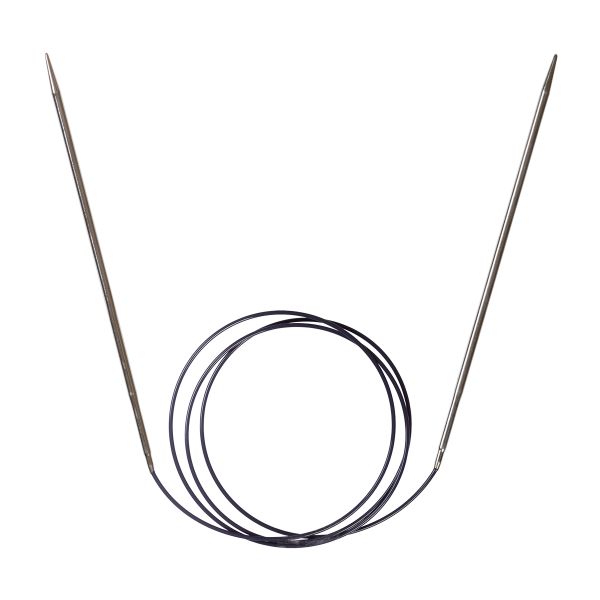 Спицы круговые ⌀2.5 мм, 100 см, 1 шт, серебристые, Prym 212116