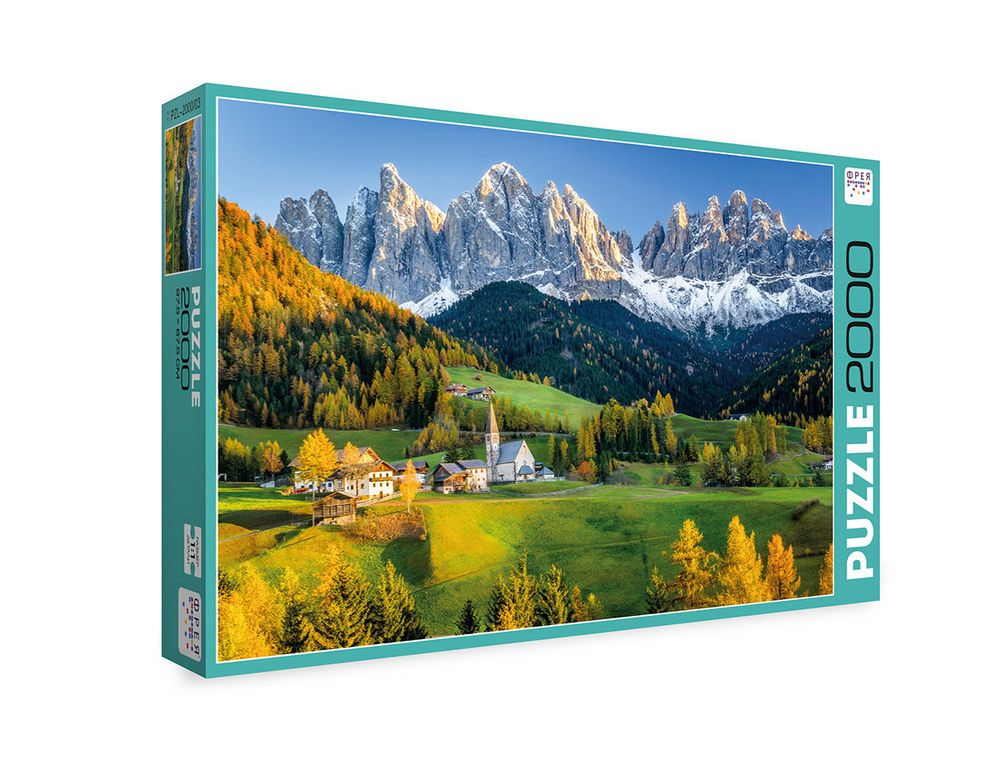 Пазл 2000 элементов, Альпийский пейзаж, PZL-2000/03, Фрея
