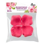 Лепестки роз декоративные 5х5 см, 5х100 шт, №02 ярко-розовый, Boomzee BWL-01