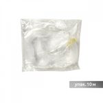 Резинка силиконовая (лента) 6.0 мм / 10 метров, толщ. 0.24.0 мм, блестящая, 38000