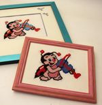 Набор для вышивания нитками Матренин Посад, Веселая мелодия 16х20 см