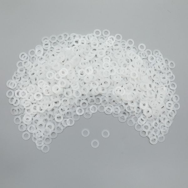 Кольцо уплотнительное пластик под блочку/ люверс №5 (уп.~1000 шт) New Star