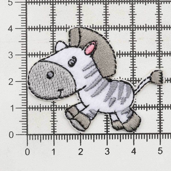 Термоаппликация Маленькая зебра,4.8х5cm, Hobby&Pro