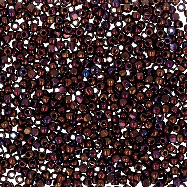 Бисер Toho 15/0 Charlotte 2 (1.7 мм), 25 г (5х5 г), 0502 медный/меланж