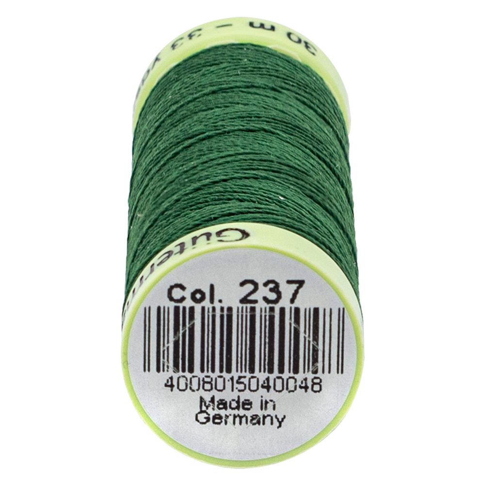 Нитки отделочные Gutermann Top Stitch, 30м, 237 зеленое яблоко, 5 катушек
