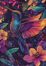 Пазл 1000 элементов, PZL-1000/99 Колибри в волшебном саду, Фрея