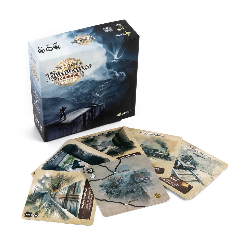 Игра настольная Картавентура Голливуд, Эврикус BG-17086