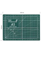 Коврик раскройный для пэчворка двухсторонний трёхслойный 3мм 22х15см (A5) Maxwell premium