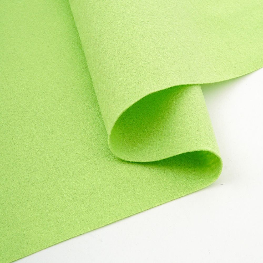 Фетр листовой мягкий 1.0 мм, 30х45 см, 10 листов, Hemline Hobby, 33 лайм, 11.041