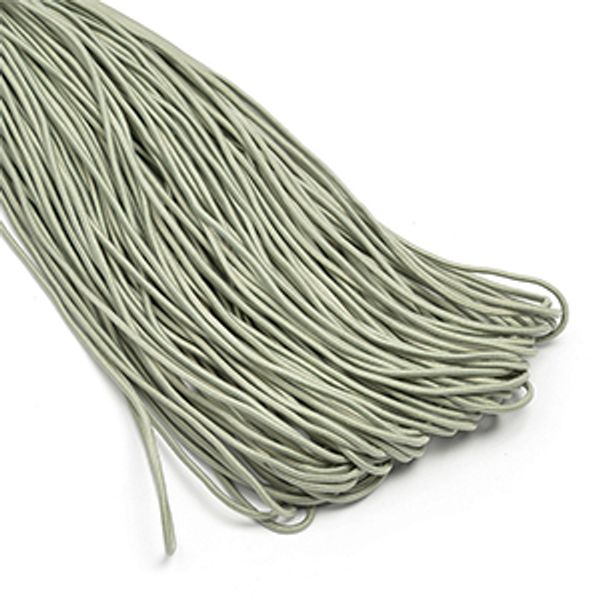 Резинка шляпная (шнур эластичный) ⌀4.0 мм / 50 метров, 142 серый, Gamma Ekoflex