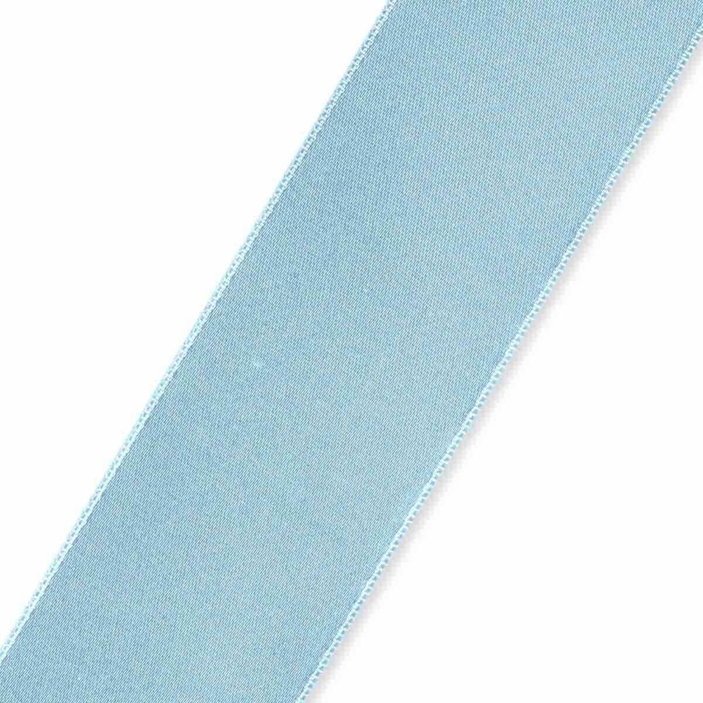 Лента атласная 2-сторонняя 38.0 мм, 25 м, Prym, 52 голубой /TOS/