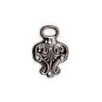 Крючки пришивные декоративные 50х19 мм, металл, чер.никель, 10 шт, BIG