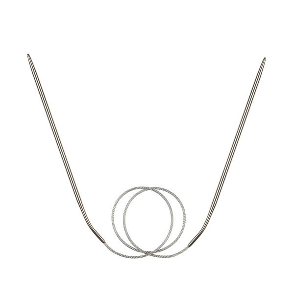 Спицы круговые металл ⌀3,5 мм, 60 см, с металлической леской, Gamma MKF