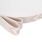 Стропа (ременная лента) 38 мм / 45.72 метра, [38.82 г/пог.м], с принтом 2-сторонняя, D166 бежевый/белый, 3Al354