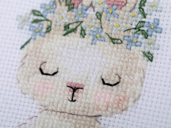 Набор для вышивания нитками Klart, Медитация, 13х9 см