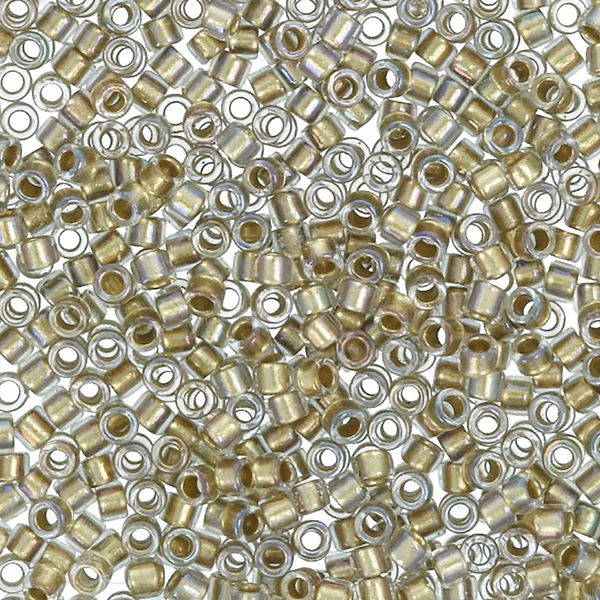 Бисер Toho 11/0 Treasure 1 (1.6 мм), 25 г (5х5 г), 0262 св.хаки
