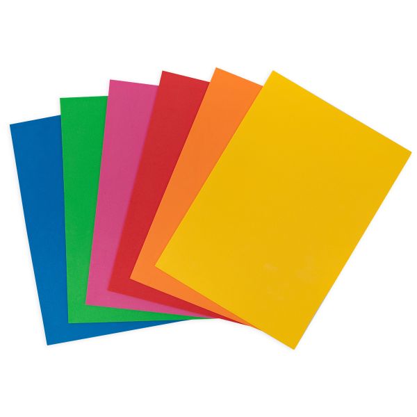 Пенка декоративная (фоамиран) DPK-02 A4 21х29.7 см, 6 цв, №01 ассорти_классические цв, Лео DPK-02