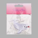 Термоаппликация Белый дельфин, 5х7.2cm, Hobby&Pro