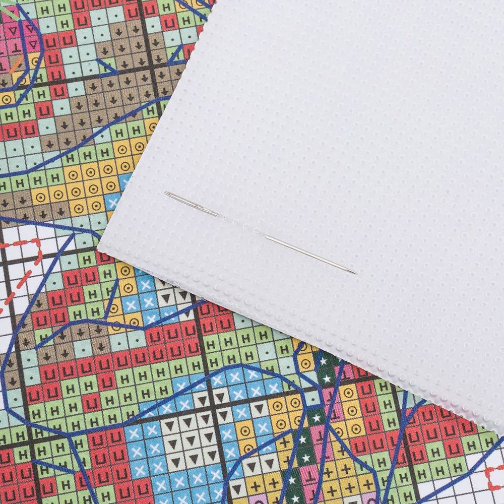 Набор для вышивания нитками Овен, Магнит. Лягушка 7,5х9,5см