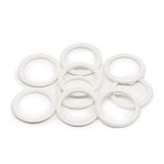 Кольцо пластик ⌀45/59 мм, белое, 10 шт