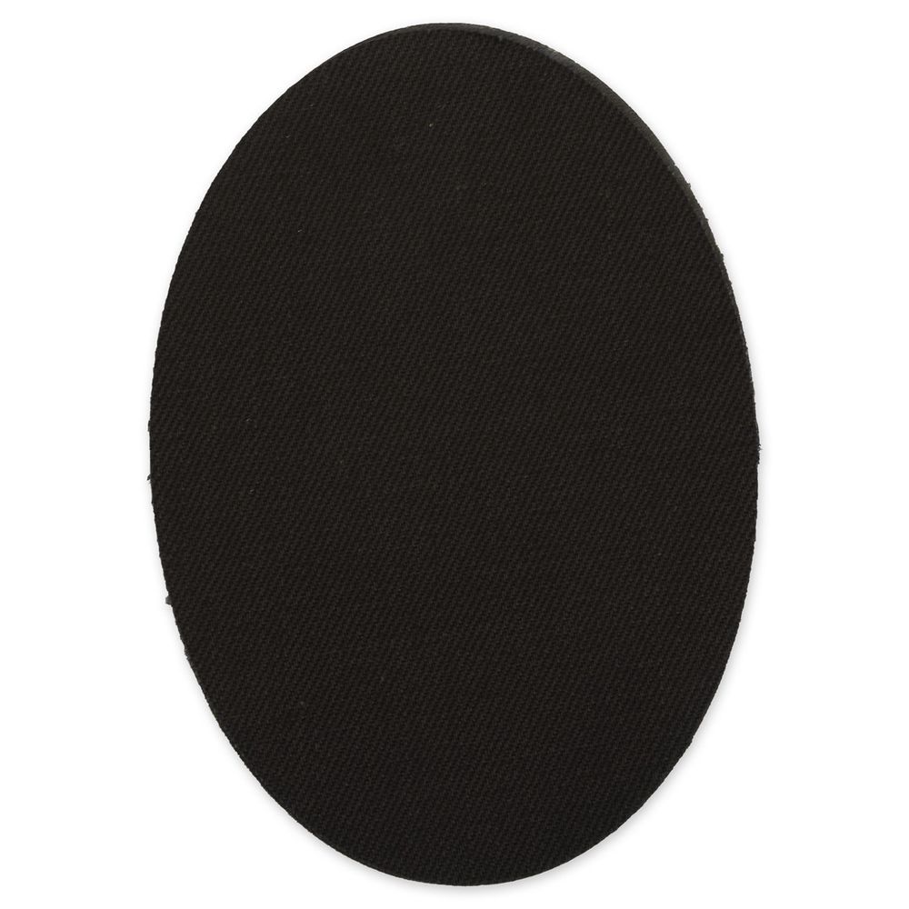 Термозаплатка Овал 14х10 см, ZAP, №04 джинс черный, Gamma ZAP