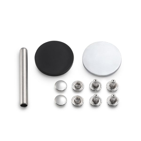 Хольнитены с отверстием ⌀7.5 мм, для толщины материала 3-4 мм, серебристый, 20 шт, Prym